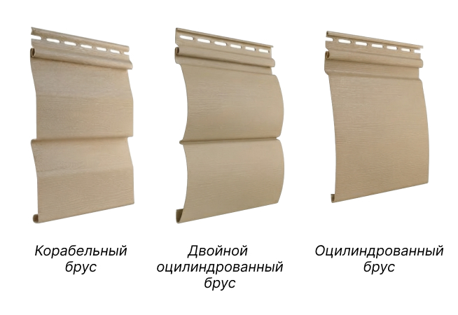 Формы винилового сайдинга Tecos