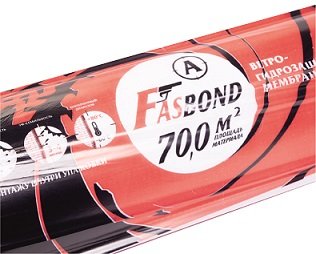 Мембрана ветро-гидрозащитная FASBOND 1,6х43,75м Мембрана ветро-гидрозащитная FASBOND 1,6х43,75м