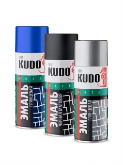 Эмаль ремонтная аэрозольная Kudo (0,52 л) Эмаль ремонтная аэрозольная Kudo (0,52 л)