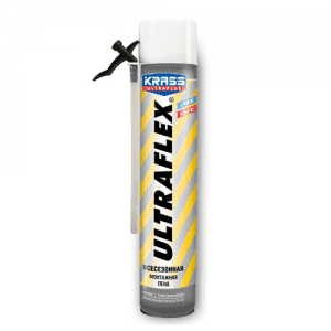 Пена монтажная KRASS ULTRAFLEX Всесезонная 0,65л(беспистолетная) Пена монтажная KRASS ULTRAFLEX Всесезонная 0,65л(беспистолетная)