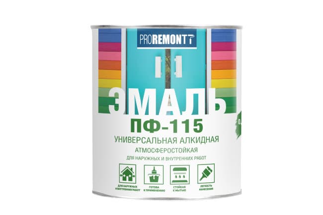 Эмаль ПФ-115 PROREMONT Синий 0,9 кг